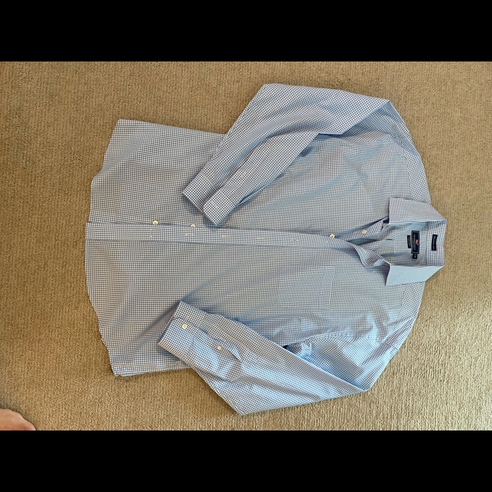 Vineyard Vines XL long sleeve blue and white